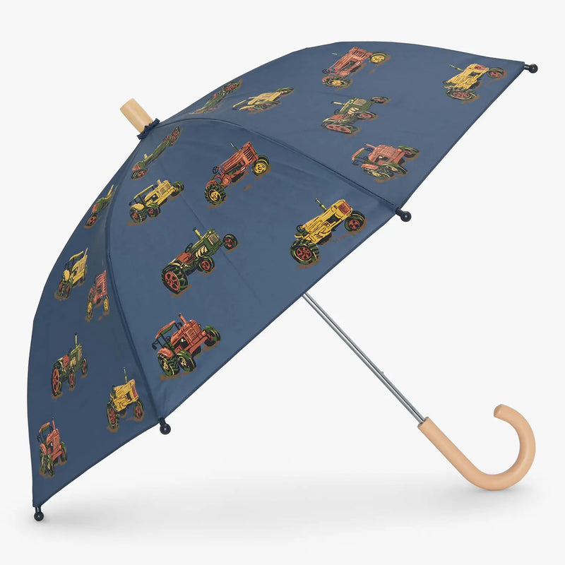 Hatley boy's blue tractors umbrella - f25ttk021.