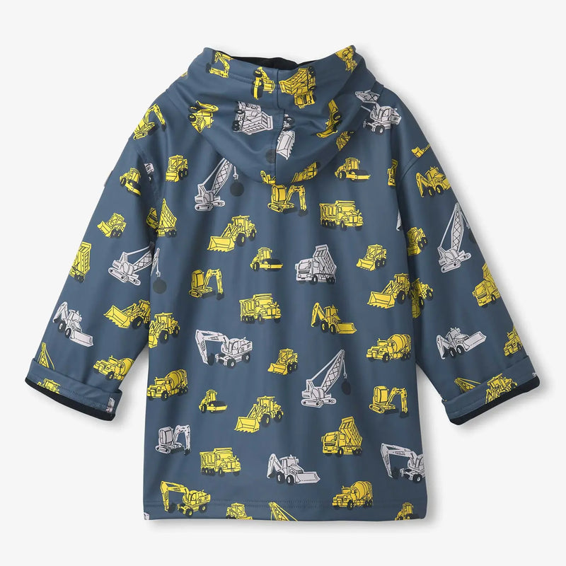 Back of the Hatley under construction raincoat.