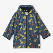 Hatley raincoat with colour changing pattern.