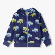 Hatley vintage trucks fleece hoodie - f26vtk1823.