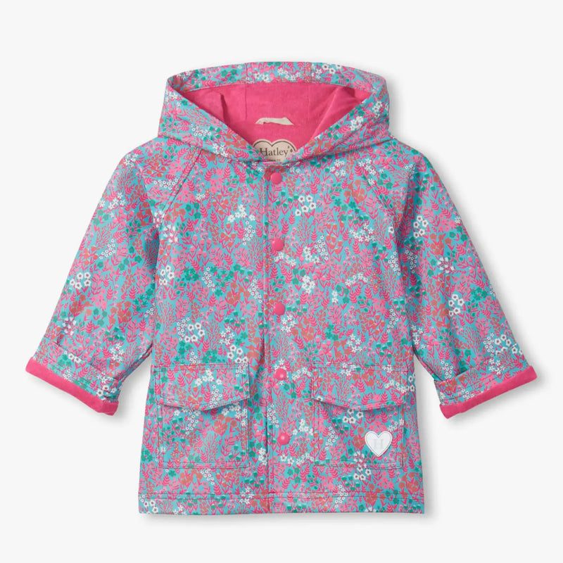 Hatley girl's wildflowers raincoat - y00dfk1357.