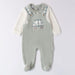 iDo green appliqué babygrow - 4a172.