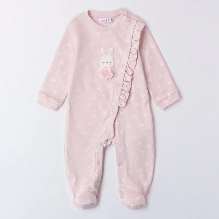 iDo pink bunny babygrow - 4a236.