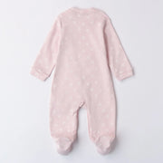 Back view of the iDo girl's bunny babygrow.