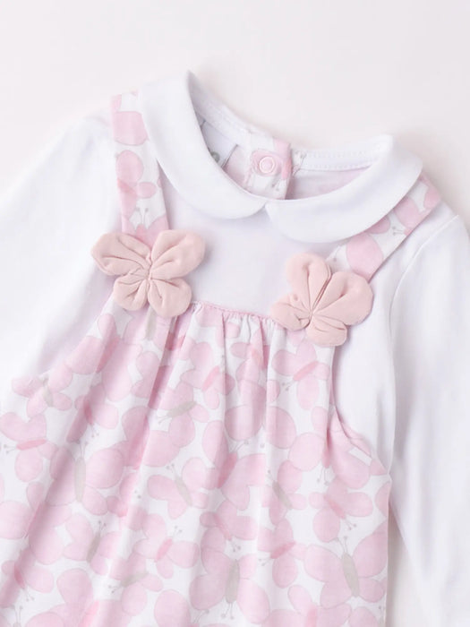 Closer look at the iDo butterfly babygrow.