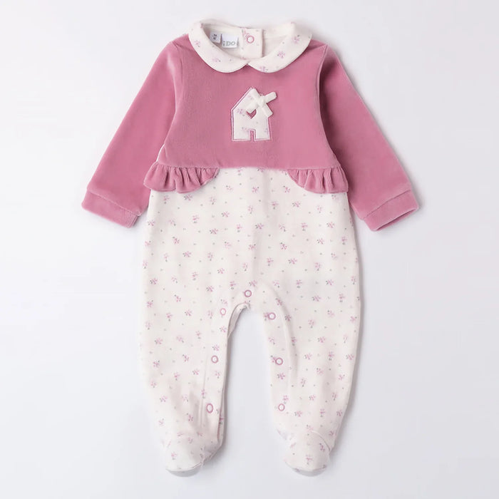 iDo floral print babygrow - 4a244.