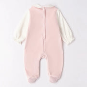 Back of the iDo baby girl's kitten babygrow.