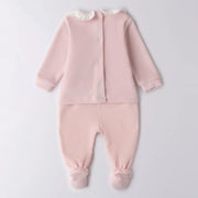 Rear view of the iDo leg warmer set.