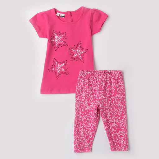 iDo pink star leggings set - 4b520.