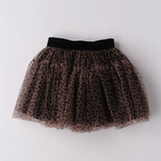 iDo leopard print tulle skirt.
