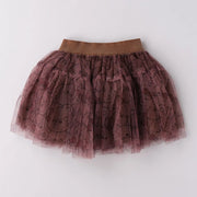 iDo teddy bear print tulle skirt.