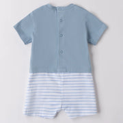 Back of the iDo striped romper.