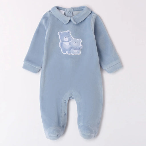 iDo blue teddy bear babygrow - 4b020.