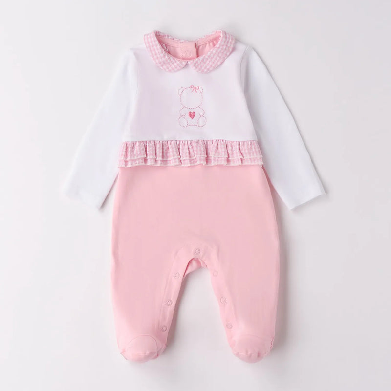 iDo baby girl's teddy bear babygrow - 4g127.