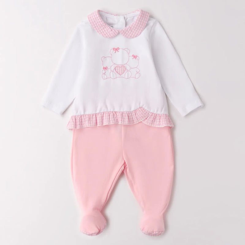 iDo baby girl's teddy bear leg warmer set - 4g077.