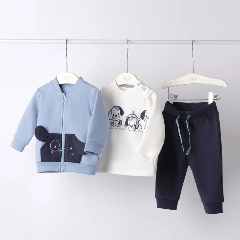 iDo baby boy's puppy tracksuit - 4f012.