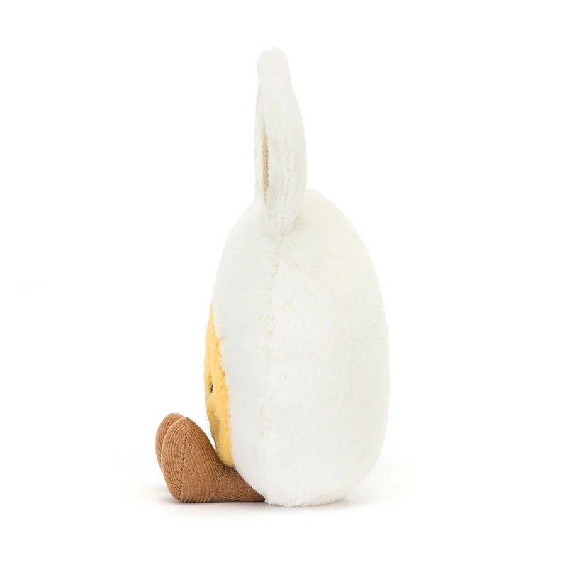 Side view of the Jellycat amuseables bunny egg.