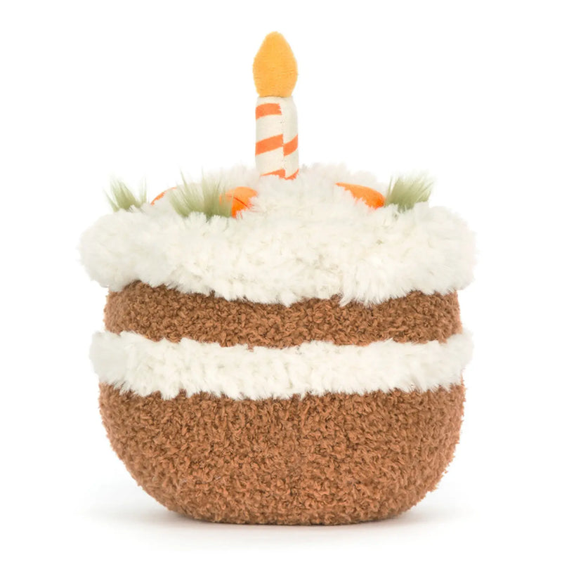 Back of the Jellycat amuseables carrot cake.