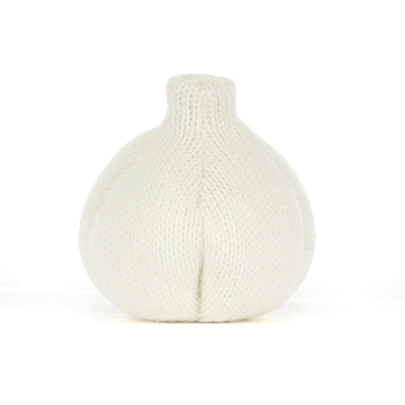 Back of the Jellycat amuseables garlic.