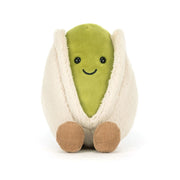 Closer look at the Jellycat amuseables horatio pistachio.