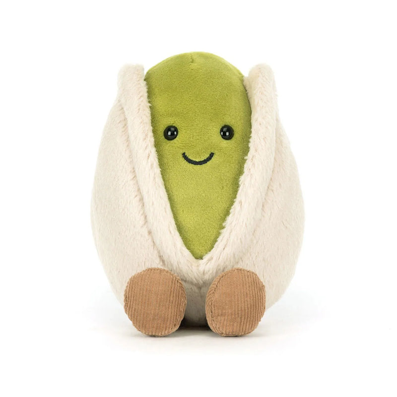 Closer look at the Jellycat amuseables horatio pistachio.