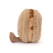 Side view of the Jellycat amuseables mona macaron.