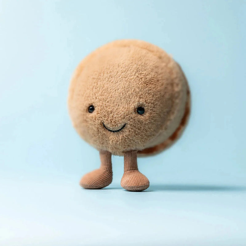 Closer look at the Jellycat amuseables mona macaron.