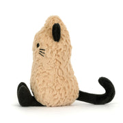 Side view of the Jellycat amuseables peanut cat.