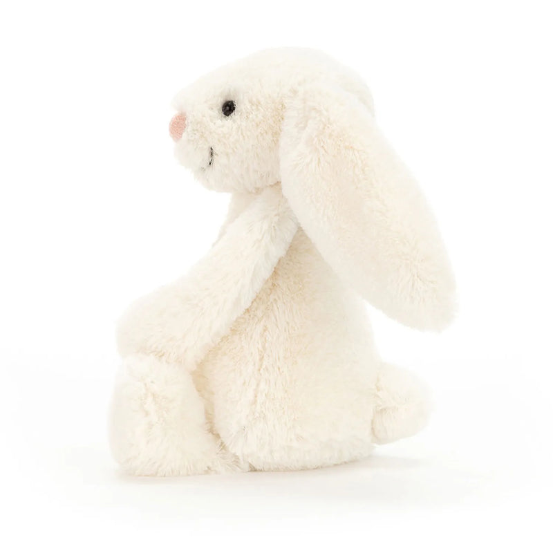 Side view of the Jellycat bashful bunny.