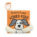 Jellycat bashful puppy loves you book - bk4bply.