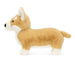 Side view of the Jellycat betty corgi.