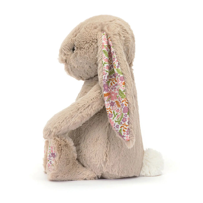 Side view of the Jellycat blossom bunny.