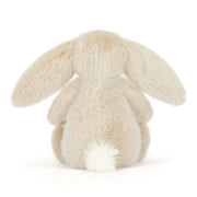 Back of the Jellycat flufflet bunny.