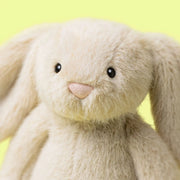 Closer look at the Jellycat flufflet bunny.