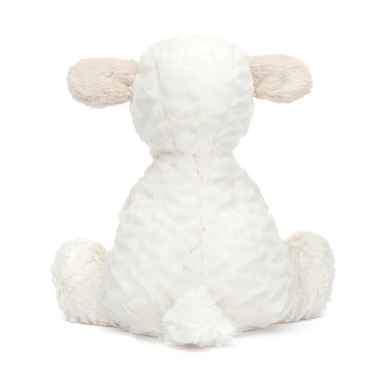 Back of the Jellycat fuddlewuddle lamb.