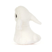Side view of the Jellycat ghost bob.