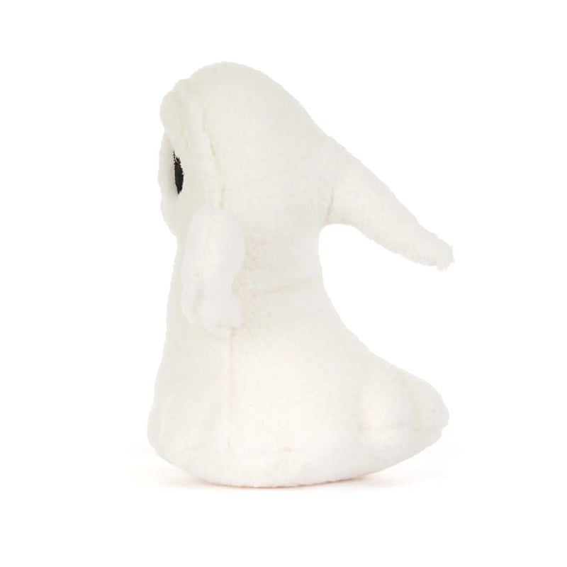 Side view of the Jellycat ghost bob.