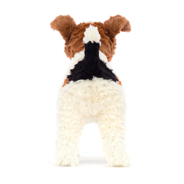 Back of the Jellycat hector fox terrier.