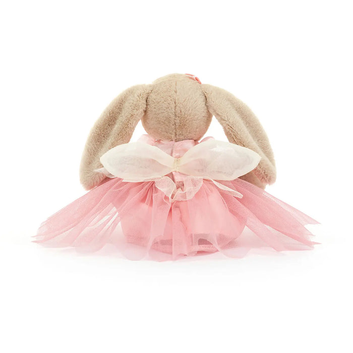 Back of the Jellycat lottie bunny fairy.