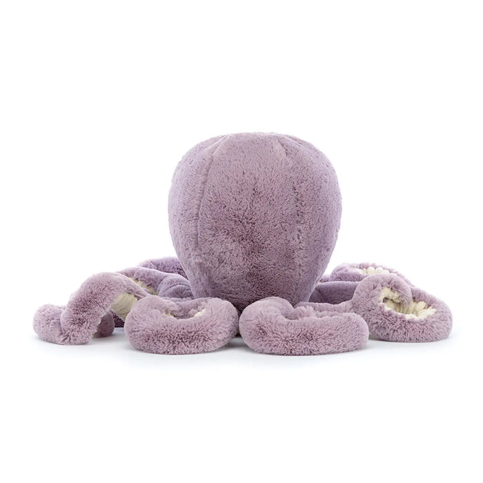 Back of the Jellycat maya octopus.