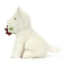 Side view of the Jellycat munro scottie dog.