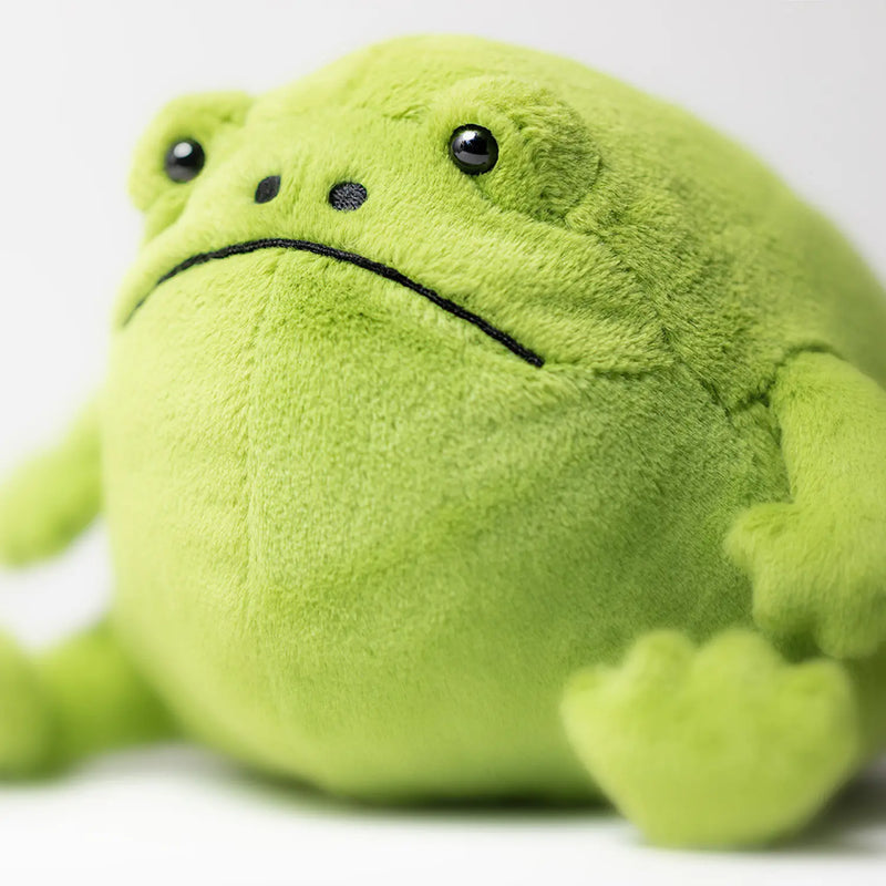 Closer look at the Jellycat ricky rain frog.