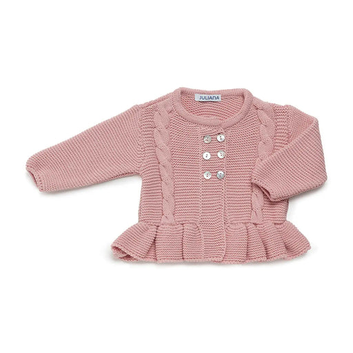 Juliana baby girl's pink cardigan - 24707.