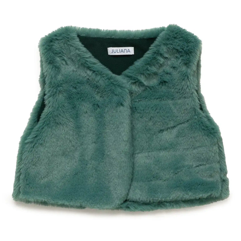 Juliana baby girl's faux fur gilet - 26708.