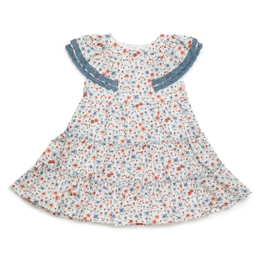 Juliana girl's floral print dress - 26141.