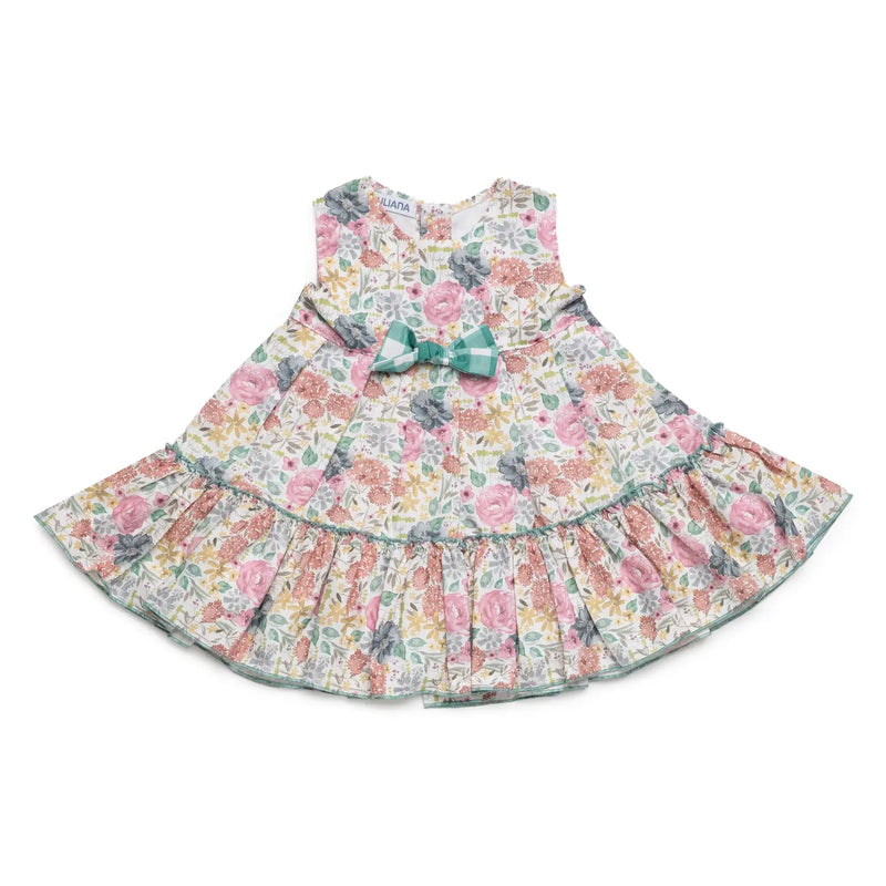 Juliana baby girl's floral print frilled dress - 26134.