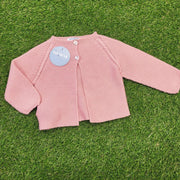 Juliana dusty rose knitted cardigan - 26208.