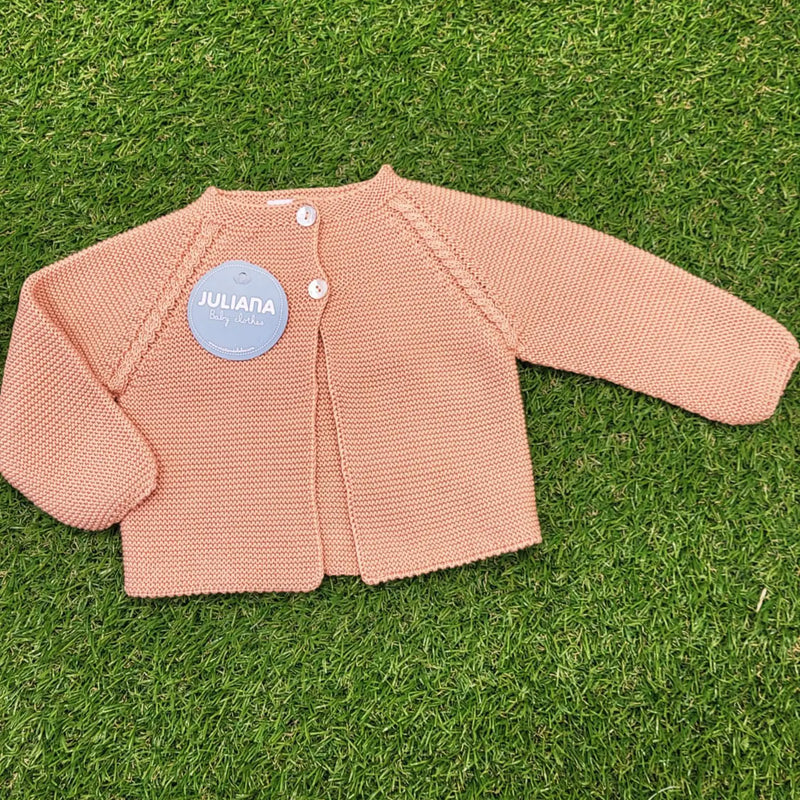 Juliana salmon knitted cardigan - 26208.