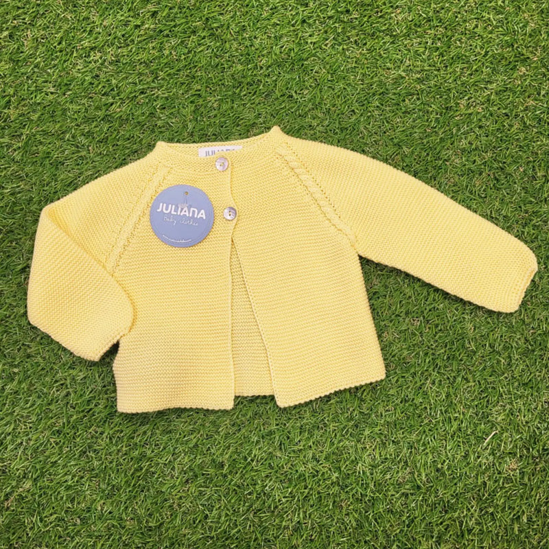 Juliana yellow knitted cardigan - 26208.