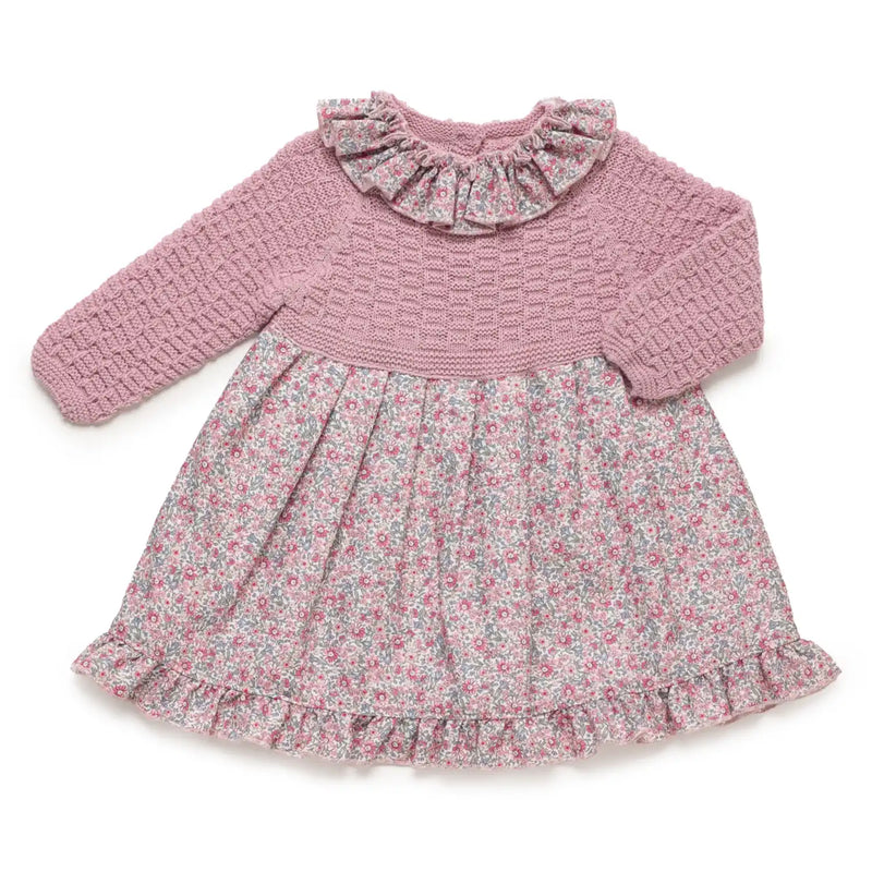 Juliana baby girl's knitted dress - 25647.